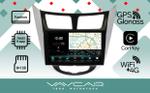 Магнитола для Hyundai Solaris (рамка серебристо-черная) 2010-2016 - Vaycar VA23-0067-2K на Android 13, Быстрая, 2K QLED, CarPlay,4G SIM-слот