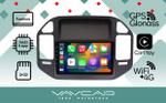 Магнитола для Mitsubishi Pajero 3, Montero 3 1999-2006 (рамка черная) - Vaycar VA47-1019 на Android 13, Быстрая, 4G SIM-слот