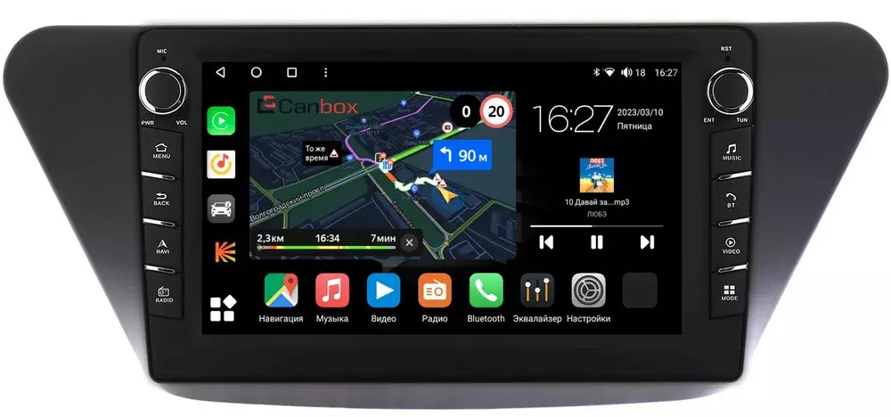 Магнитола для Lifan X50 2015+ - Canbox 9-590 Android 10, ТОП процессор, CarPlay, 4G SIM-слот