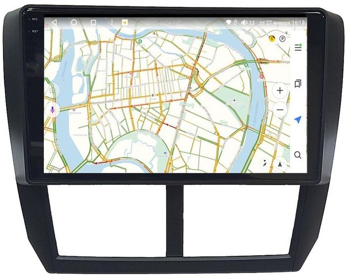 Магнитола для Subaru Forester 3 (SH) 2008-2013, Impreza GH, GE - Vaycar VA71-0062-2K на Android 13, Быстрая, 2K QLED, CarPlay, 4G SIM-слот