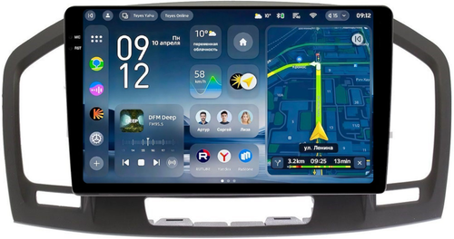 Магнитола для Opel Insignia 2009-2013 (взамен CD300 и CD400) - Teyes CC4-PRO монитор 9.5" 2K QLED на Android 13, Snapdragon 778G, ИИ, CarPlay, DSP, 4G SIM-слот