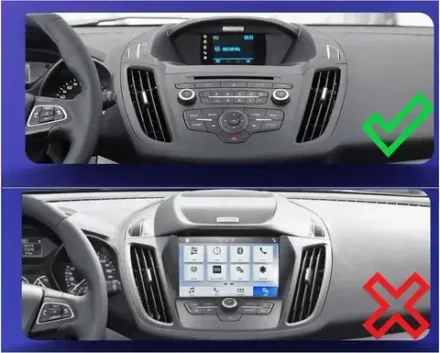 Магнитола для Ford Kuga 2 2012-2019 (без SYNC) - Teyes CC4 монитор 9.2" 2K QLED на Android 14, Snapdragon 680, DSP, CarPlay, 4G SIM-слот