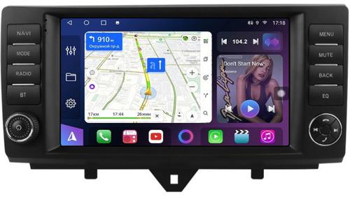 Магнитола для Smart ForTwo W451 2012-2015 (рамка с крутилками и кнопками) - FarCar 9653F2 монитор 9.5" QLED на Android 14, TS18, CarPlay, 4G SIM-слот