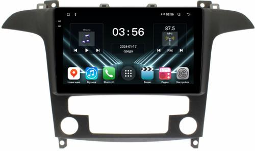 Магнитола для Ford S-Max, Galaxy 2 2006-2015 (климат) - FarCar DX3028M монитор 9.5" IPS на Android 13, 4+64Гб, CarPlay
