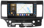 Магнитола для Mitsubishi Lancer X 2007-2016 - Kuberg OL-1632 (кнопки и крутилки), Android 12, TS10, CarPlay, 4G SIM-слот