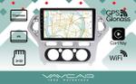 Магнитола для Ford Mondeo 4 2007-2010 (рамка серебро) - Vaycar VA17-1235 на Android 13, 4G SIM-слот