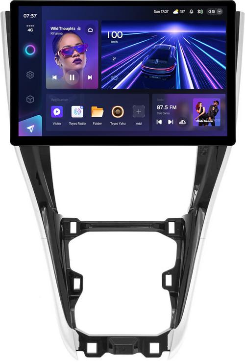 Магнитола для Toyota Harrier 3 XU60 2013-2017 (большая рамка) - Teyes CC3-2K монитор 13" QLED+2K, Android 10, ТОП процессор, 4G SIM-слот, CarPlay