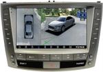 Магнитола для Lexus IS250 XE20 2005-2008 (ШГУ цветной) - Teyes CC3-2K-360 монитор 9.5" 2K QLED на Android 10, Быстрая, CarPlay, 4G SIM-слот, 4 камеры в комплекте