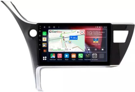 Магнитола для Toyota Corolla 2016-2019 (Китай) - Canbox 10-1135/10-1136 Qled, Android 10, ТОП процессор, SIM-слот