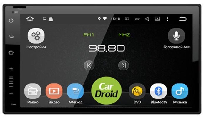 2DIN магнитола (экран 7") - Airok RD-1005D на Android 9, 8-ядер, 4ГБ-32ГБ