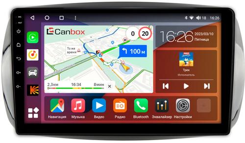Магнитола для Smart ForTwo/ForFour 2014-2022 - Canbox 9-019 Qled, Android 10, ТОП процессор, SIM-слот