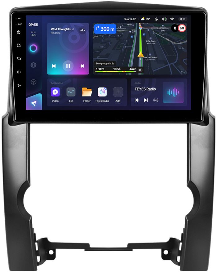 Магнитола для KIA Sorento 2 XM 2009-2012 (без штатного усилителя) - Teyes CC3 монитор 10" QLED на Android 10, Быстрая, CarPlay, 4G SIM-слот