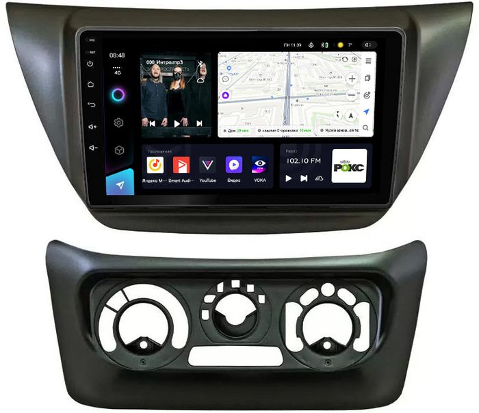 Магнитола для Mitsubishi Lancer 9 (CS), Cedia, Evolution 7-9 (CT) - Teyes CC3L на Android 10, 8-ядер, CarPlay, 4G SIM-слот