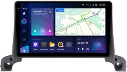 Магнитола для Peugeot 3008, 5008 2016-2022, 4008 2020+ (рамка 9) - Teyes CC3-2K на Android 10, 2K QLED, ТОП процессор, CarPlay, 4G SIM-слот