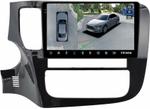 Магнитола для Mitsubishi Outlander 3 2012-2024 (овальный климат, Китай) - Teyes CC3-2K-360 монитор 9.5" 2K QLED на Android 10, Быстрая, CarPlay, 4G SIM-слот, 4 камеры в комплекте