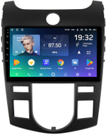 Магнитола для KIA Cerato 2 2008-2013 (климат, рамка черная) - Teyes CC2 PLUS на Android 10, ТОП процессор, 4Гб+64Гб, 4G SIM-слот