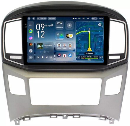 Магнитола для Hyundai H1, Grand Starex 2015-2022 (ШГУ монохром) - Teyes CC4-PRO монитор 9.5" 2K QLED на Android 13, Snapdragon 778G, ИИ, CarPlay, DSP, 4G SIM-слот