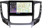 Магнитола для Mitsubishi L200 2015-2019 (климат), Pajero Sport 3 2016-2023 (МКПП), FIAT Fullback - Kuberg QLed, Android 13, TS20, CarPlay, SIM-слот