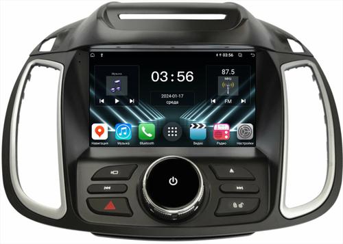 Магнитола для Ford Kuga 2 2012-2019 (без SYNC, рамка с кнопками тип 1) - FarCar DX9-8029F1A монитор 9.5" IPS на Android 13, 4+64Гб, CarPlay