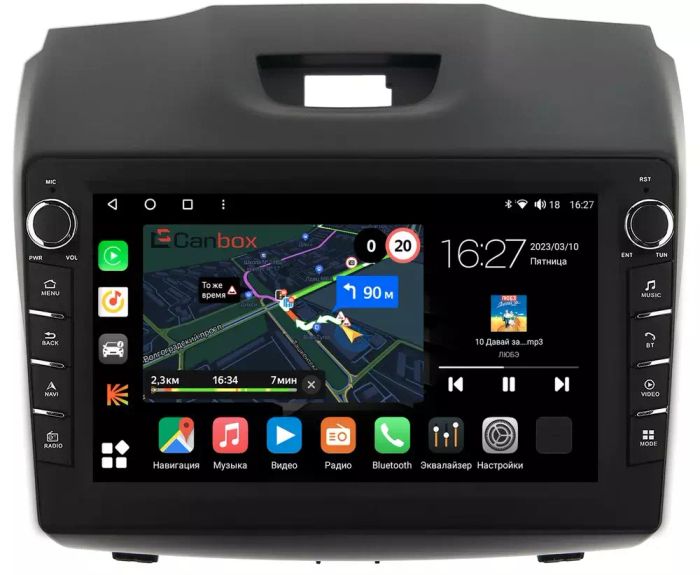 Магнитола для Chevrolet TrailBlazer 2012-2015 - Canbox 9-293 Android 10, Быстрая, CarPlay, 4G SIM-слот