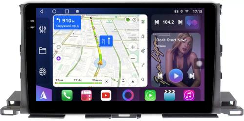 Магнитола для Toyota Highlander 3 XU50 2013-2020 - FarCar 467M монитор 10.36" QLED на Android 14, TS18, CarPlay, 4G SIM-слот