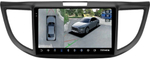 Магнитола для Honda CR-V 4 2012-2016 (большая рамка 9) - Teyes CC3-2K-360 на Android 10, 2K QLED, 6Гб+128Гб, CarPlay, 4G SIM-слот, 4 камеры в комплекте