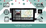 Магнитола для Suzuki Grand Vitara 2005-2016 - Vaycar VA75-0053-2K на Android 13, Быстрая, 2K QLED, CarPlay, 4G SIM-слот