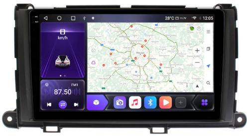 Магнитола для Toyota Sienna 3 2010-2014 - Kuberg OL-9695 QLed+2K, Android 12, TS10, CarPlay, 4G SIM-слот