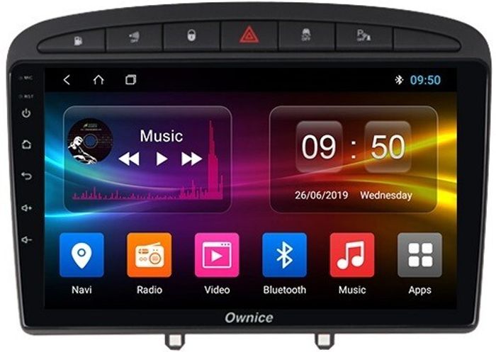 Магнитола для Peugeot 308 2007-2014, 408 2012-2022 - Kuberg OL-9961 IPS, Android 10, 4G SIM-слот
