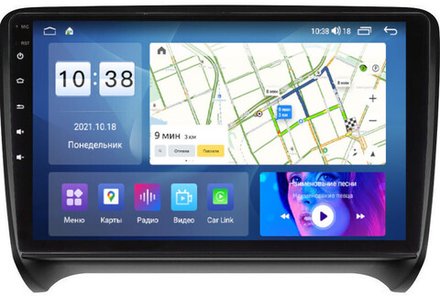 Магнитола для AUDI TT 2006-2014 (8J) - Parafar PF908UHD на Android 13, QLED, ТОП процессор, 8Гб+128Гб, CarPlay, 4G SIM-слот