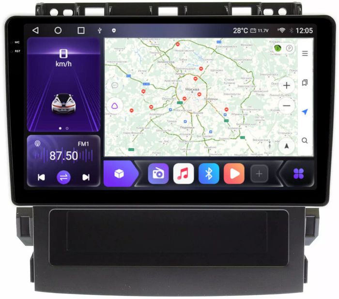 Магнитола для Subaru 2017-2023 Forester 5, XV 2, Impreza 5 - Kuberg SF-9148 QLed+2K, Android 12, TS10, CarPlay, 4G SIM-слот