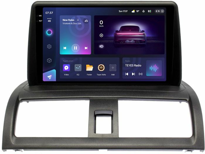 Магнитола для Honda Accord 7 2003-2008 (рамка наверх) - Teyes CC3-2K монитор 9.5" 2K QLED на Android 10, Быстрая, CarPlay, 4G SIM-слот