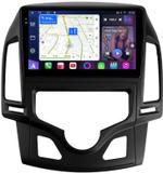 Магнитола для Hyundai i30 1 2007-2012 (климат) - FarCar S500-TS10 монитор 9.5" QLED на Android 14, Быстрая, CarPlay, 4G SIM-слот