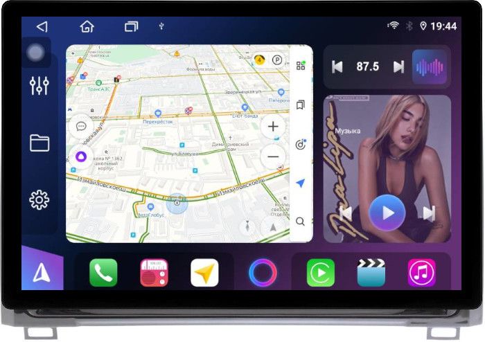 Магнитола для Toyota Tundra 2 2013-2022 - FarCar BX877 монитор 13" 2K QLED на Android 13, TS10, 6+128, CarPlay, 4G SIM-слот