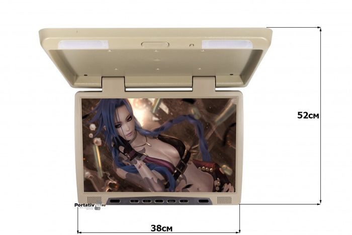 Монитор потолочный - ERGO ER22H с экраном 22” (LCD 1680x1050) бежевый