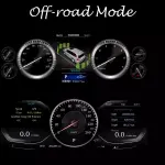 Электронная панель приборов Toyoya Land Cruiser Prado 150 2017-2022 - Kuberg NH-LCD-T04 с сенсорным LCD / ЖК 12.3" экраном QLED
