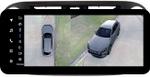 Магнитола для Volkswagen Tiguan 1 2011-2016 (аварийка прямоугольная, рамка чёрная 9) - Teyes LUX ONE 360 монитор 12.3" 2K QLED на Android 10, Быстрая, CarPlay, 4G SIM-слот, 4 камеры в комплекте
