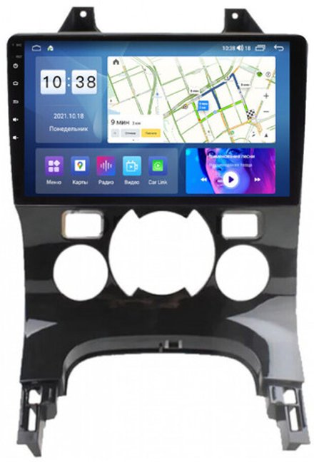 Магнитола для Peugeot 3008 2010-2017 (климат) - Parafar PF082XHD на Android 13, 8-ядер, 4Гб+64Гб, CarPlay, 4G SIM-слот