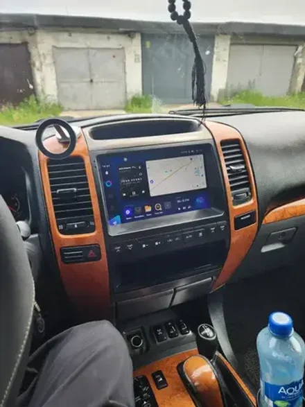 Магнитола для Lexus GX470 J120, Toyota Land Cruiser Prado 120 (климат на ШГУ, рамка тип 1) - Teyes CC3-2K-360 на Android 10, 2K QLED, 6Гб+128Гб, CarPlay, 4G SIM-слот, 4 камеры в комплекте