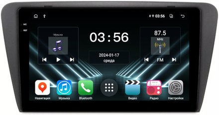 Магнитола для Skoda Octavia A7 2013-2020 - FarCar DX483M монитор 10.36" IPS на Android 13, 4+64Гб, CarPlay