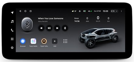 Магнитола для Mercedes-Benz CLA (C117) 2013-2016 NTG 4.5/4.7 - Teyes LUX ONE монитор 12.3", Android 10, 6Гб+128Гб, CarPlay, 4G SIM-слот