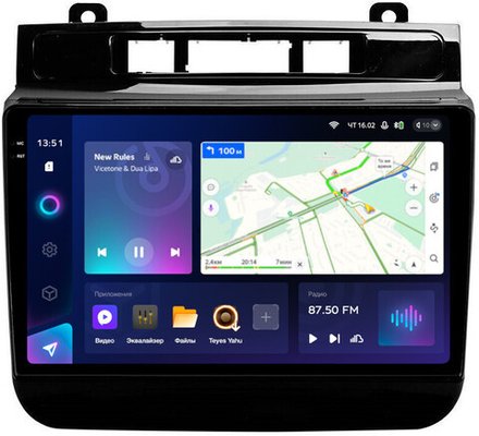 Магнитола для VW Touareg 2 2010-2018 (RCD550, поддержка подогревов) - Teyes CC3-2K QLed Android 10, ТОП процессор, SIM-слот, CarPlay