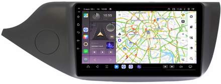 Магнитола для KIA Ceed 2 (JD) 2012-2018 (рамка глянцевая) - Kuberg QLed, Android 13, TS20, CarPlay, SIM-слот