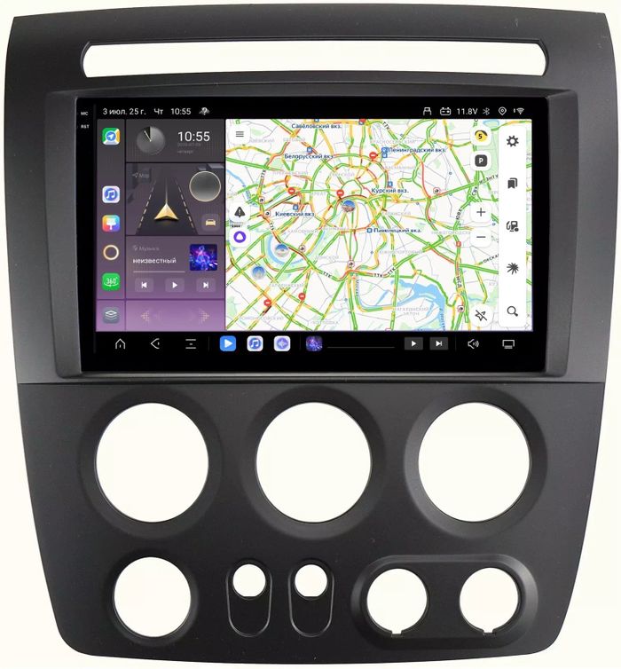 Магнитола для Hummer H3 - Kuberg EW-9299 QLed+2K, Android 13, TS20, CarPlay, 4G SIM-слот
