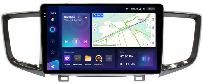 Магнитола для Honda Pilot 3 2015-2023 - Teyes CC3-2K QLed Android 10, ТОП процессор, SIM-слот, CarPlay