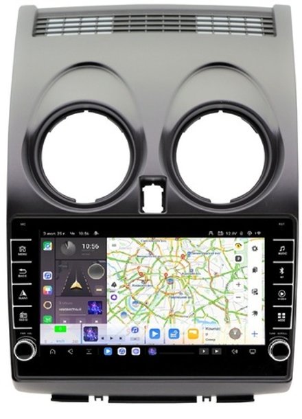 Магнитола для Nissan Qashqai J10 2006-2013, Dualis - Kuberg OL-9662 (кнопки и крутилки) Android 13, TS20, 6+128Гб, CarPlay, 4G SIM-слот
