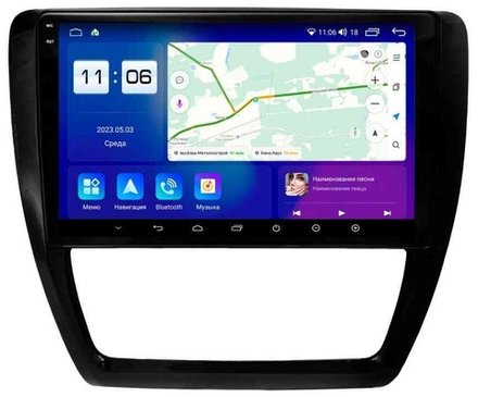 Магнитола для Volkswagen Jetta 6 2011-2018 - Parafar PF905RN2K на Android 13, QLED+2K, ТОП процессор, 4Гб+32Гб, CarPlay, 4G SIM-слот