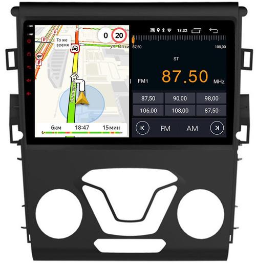 Магнитола для Ford Mondeo 5 2015-2018 - Parafar PF966LUX2FHD на Android 13, 8-ядер, 2Гб+32Гб, CarPlay, 4G SIM-слот