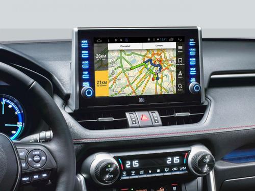 Навигационный блок для Toyota RAV4 2019+ - Kuberg FT-7-3-7-PA на Android 9, 6-ТУРБО ядер и 4ГБ-64ГБ