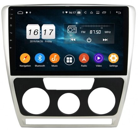 Магнитола для Skoda Octavia A5 2004-2013 - Kuberg KD-1219-P6 на Android 10, 6-Турбо ядер, 4ГБ-64ГБ